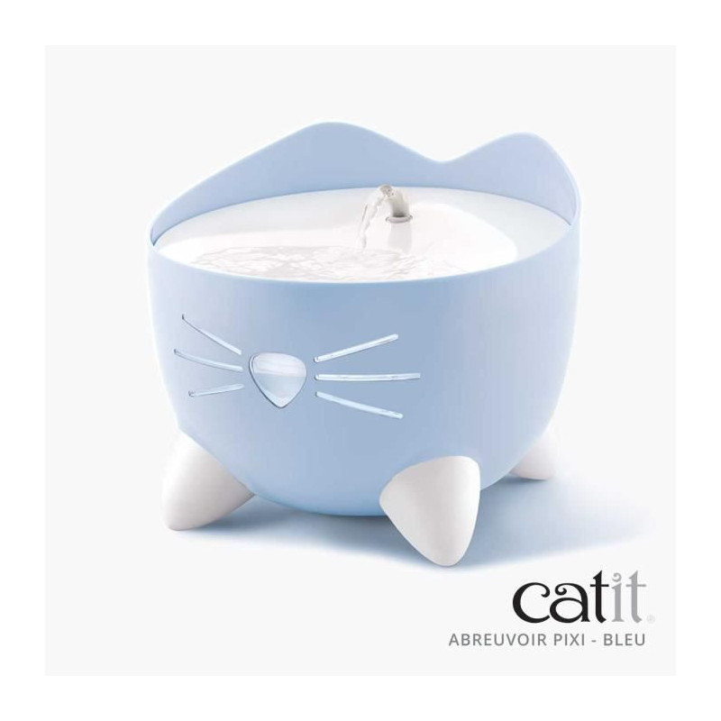 CAT IT Automatic Cat Water Fountain - 2.5 L - Blue