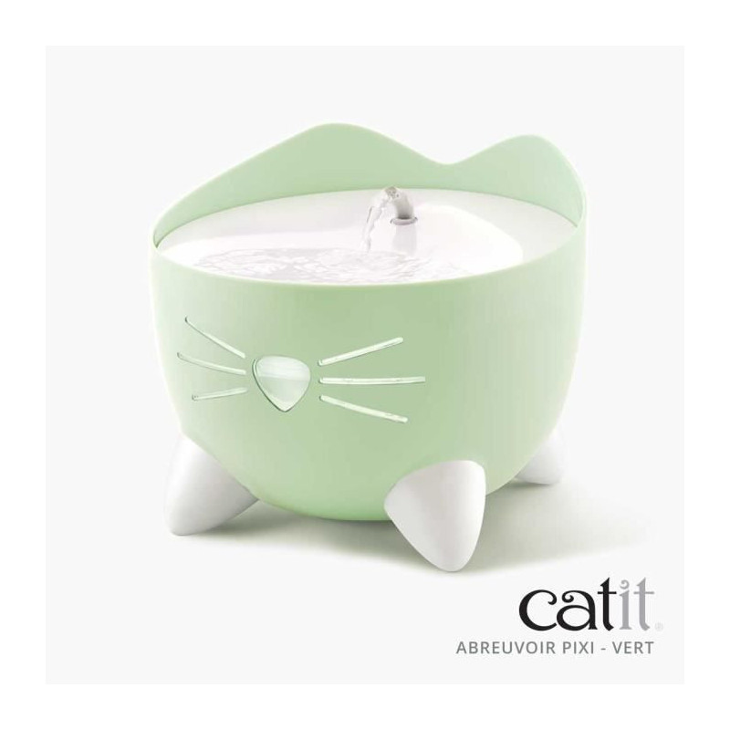 CAT IT Automatic Cat Water Fountain - 2.5 L - Green