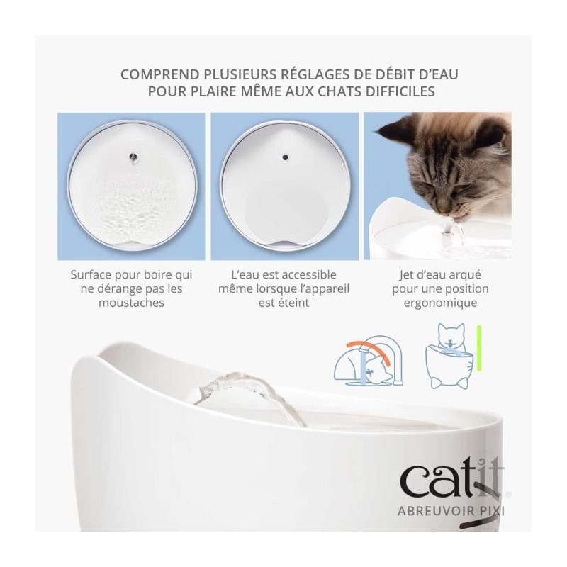 CAT IT Automatic Cat Water Fountain - 2.5 L - Green