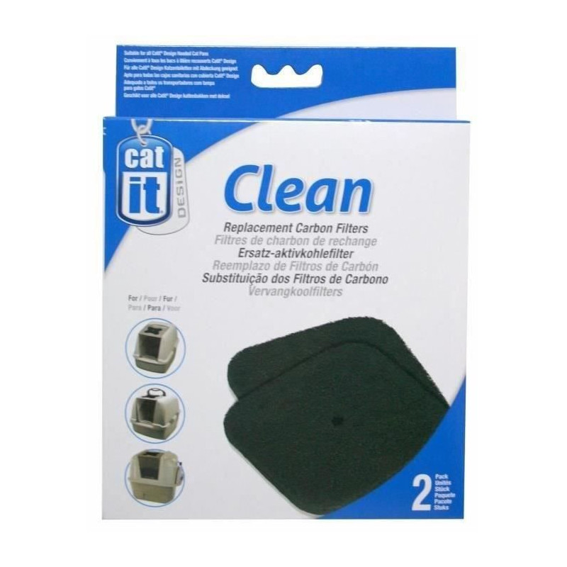 Refill 2 charcoal filters for toilet