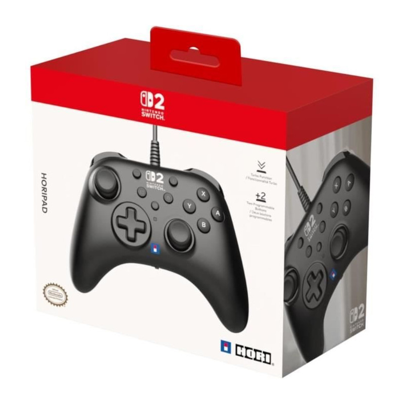 Wired Controller - HORI - Horipad - Nintendo Switch and Switch 2 - Nin