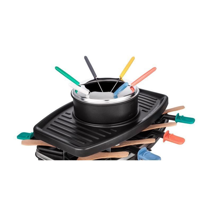 CONTINENTAL EDISON CERFG86B Raclette and fondue set for 8 people - Bla