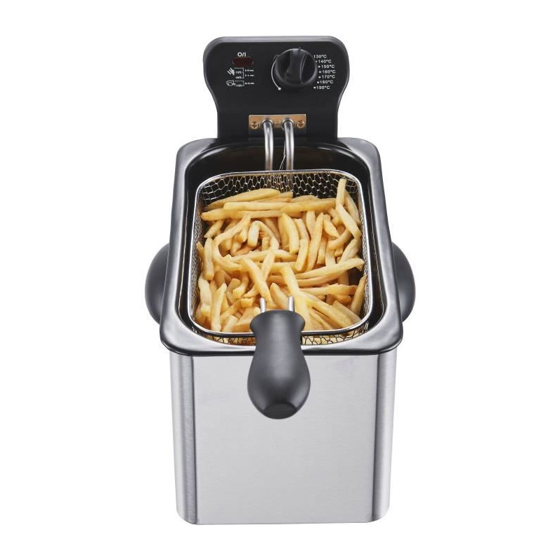 Frying 3 L Continental Edison SURFR3IN2 - 2000W - stainless steel