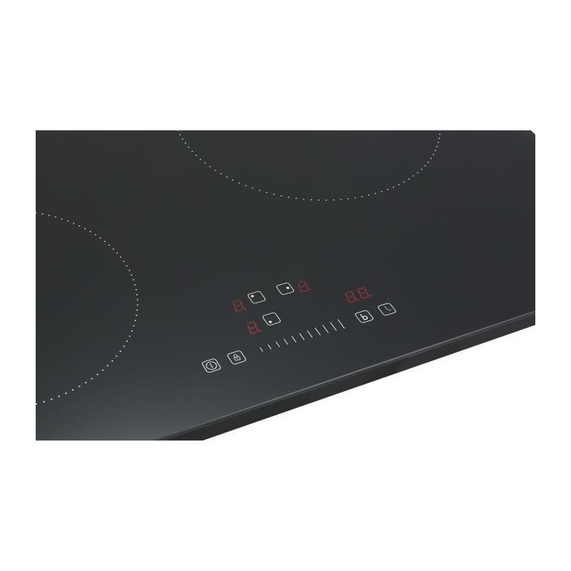Continental Edison 3-burner induction hob - 3 timers - 3 boosters - bl