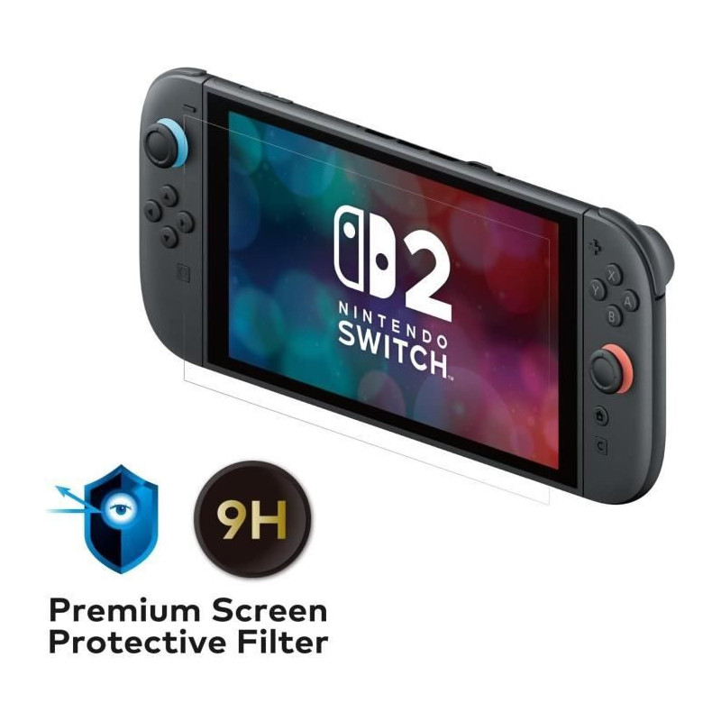 Premium Tempered Glass Screen Protector - HORI - Nintendo Switch 2 - A