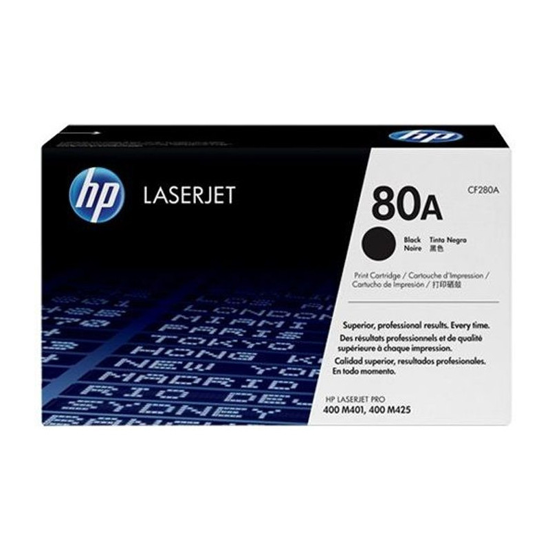 HP 80A Black Toner Cartridge for LaserJet Pro 400 M401/MFP M425