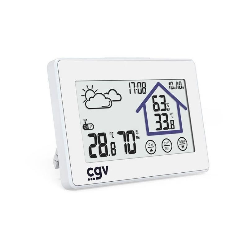Wireless weather station - CGV - MY METEO-1BM - Touch control - Clock