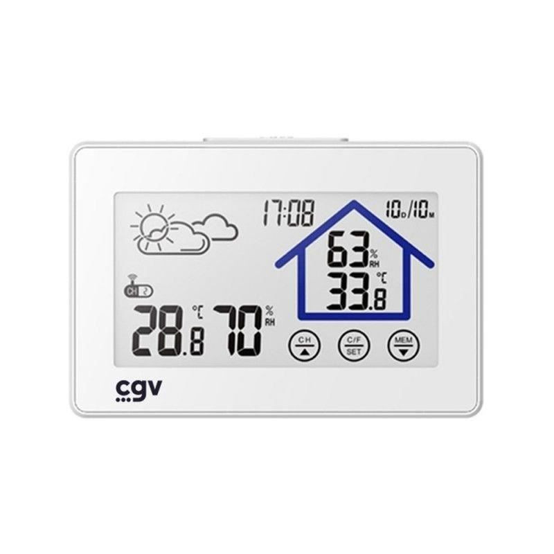 Wireless weather station - CGV - MY METEO-1BM - Touch control - Clock