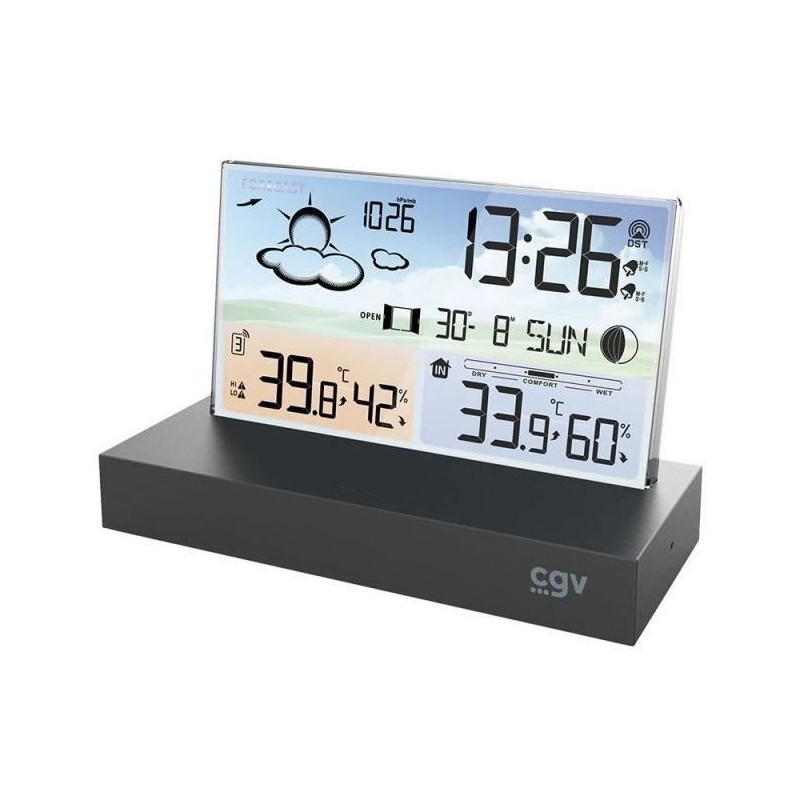 Weather station - CGV - 19004 - METEOFLEX - Wireless - flat screen