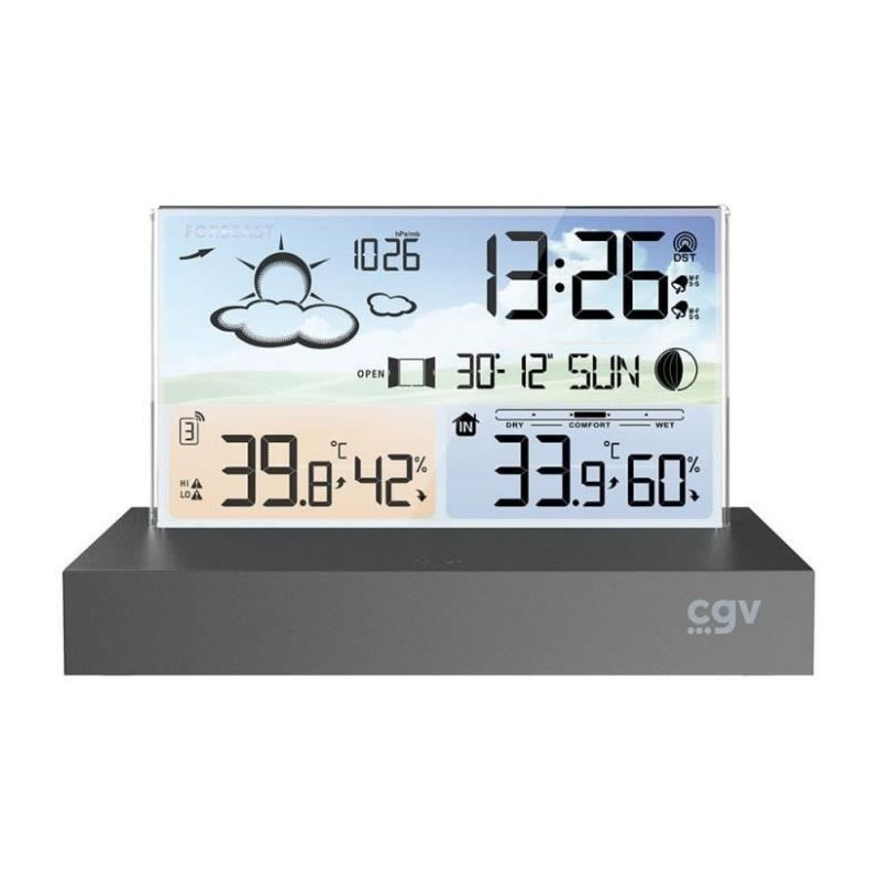 Weather station - CGV - 19004 - METEOFLEX - Wireless - flat screen