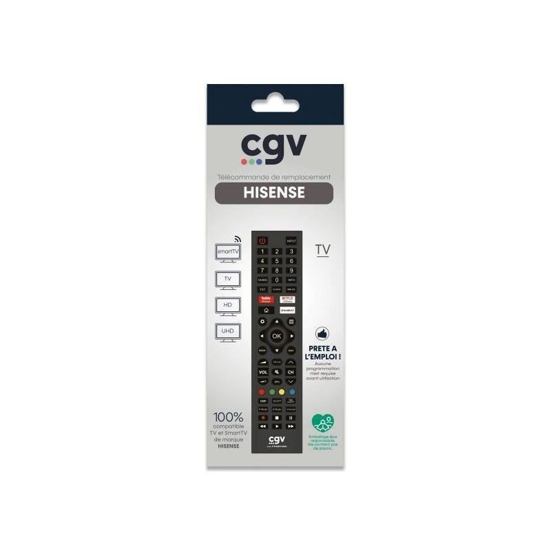 Replacement remote control - CGV - FIDELIO Hisense - For Hisense telev