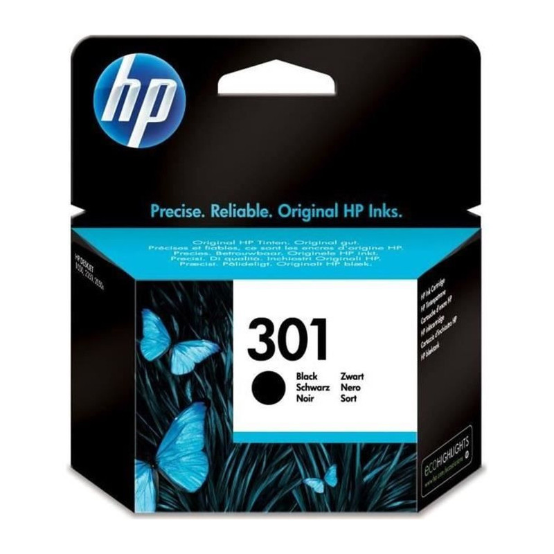 HP 301 Genuine Black Ink Cartridge for HP Envy 4505 and HP DeskJet 105