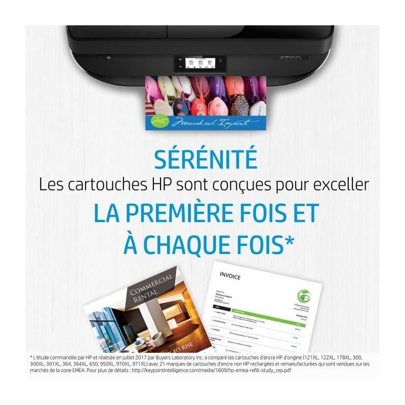 HP 301 Genuine Three-color Ink Cartridge for HP Envy 4505 and HP DeskJ