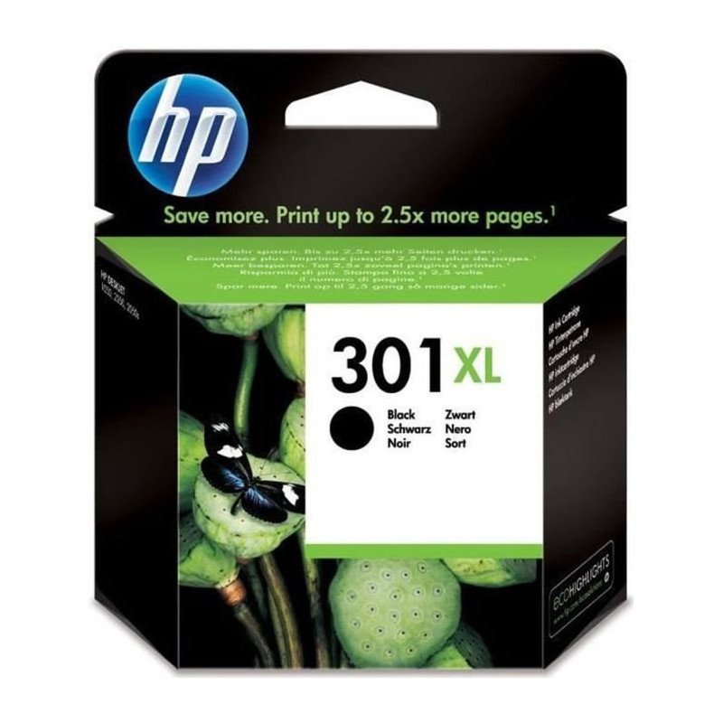 HP 301XL Genuine Large Capacity Black Ink Cartridge for HP Envy 4505 a