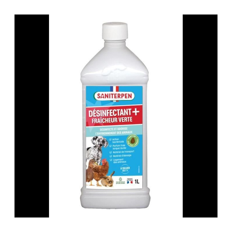 SANITERPEN Concentrated odorant disinfectant Plus - For homes and equi