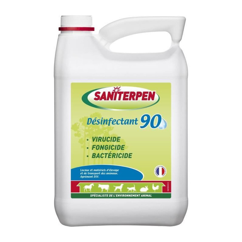 SANITERPEN Disinfectant 90 High Performance - For Habitat, Vehicles an
