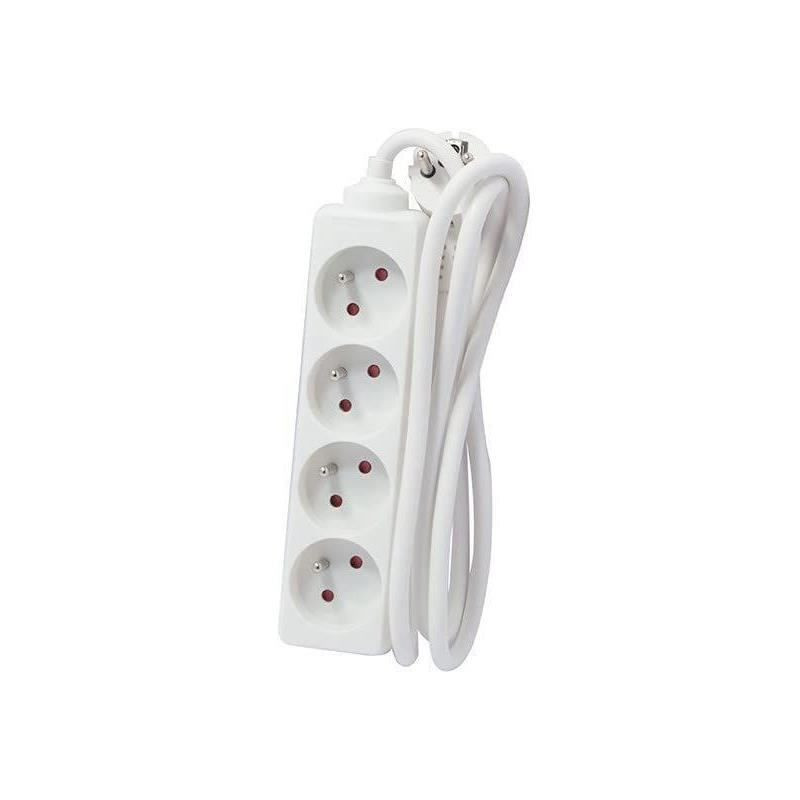 Chacon Party Multiprise Bloc 4 sockets 16a 5m White