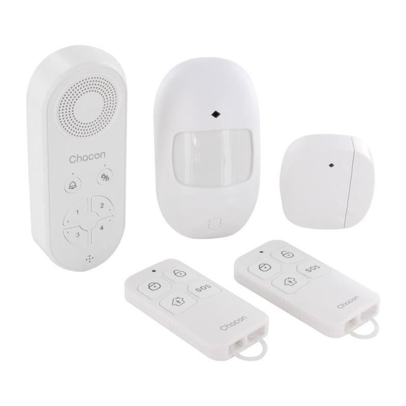 Chacon Wireless alarm kit with voice alarm