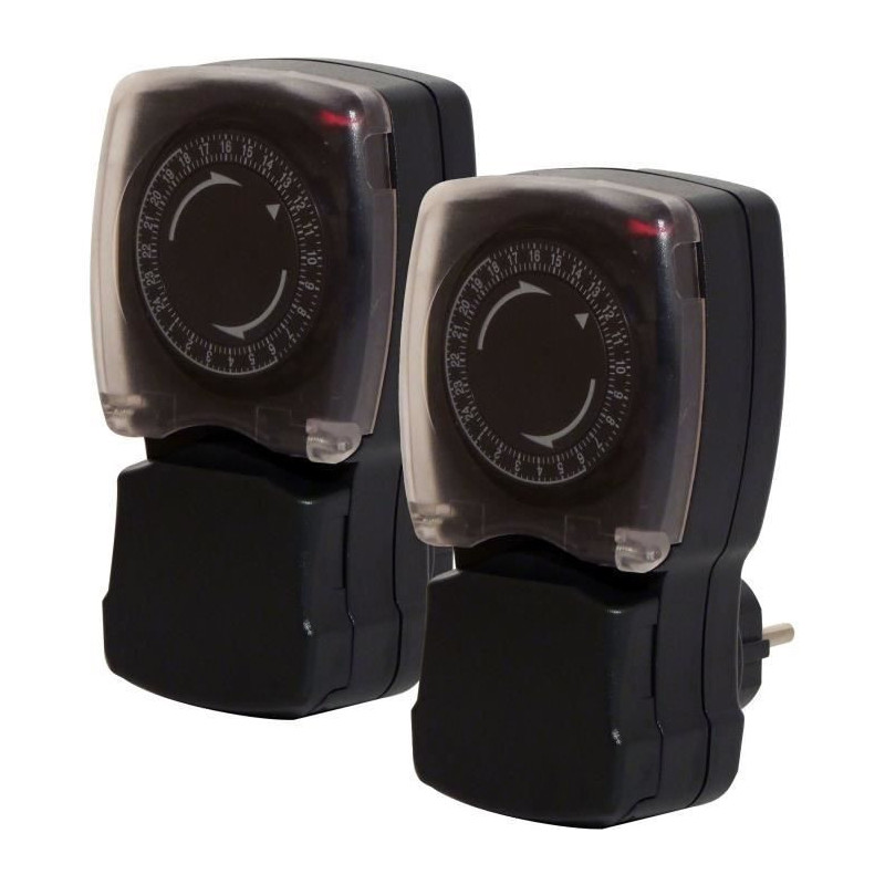 Lot of 2 mechanical programmers - CHACON - 53008 - Waterproof (FR)