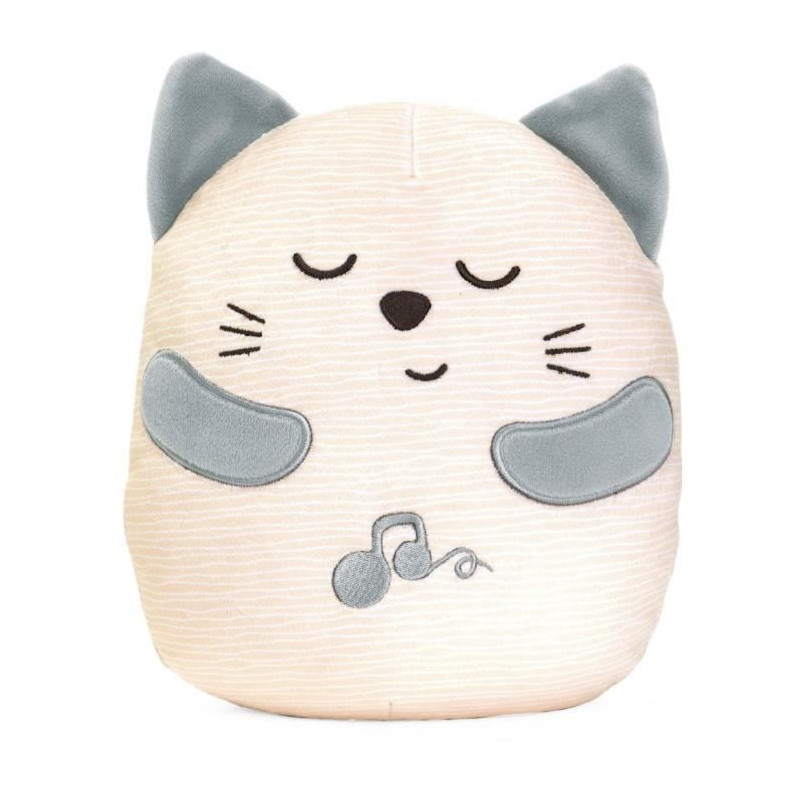 Plush kitten - CHICCO - Grey - From birth