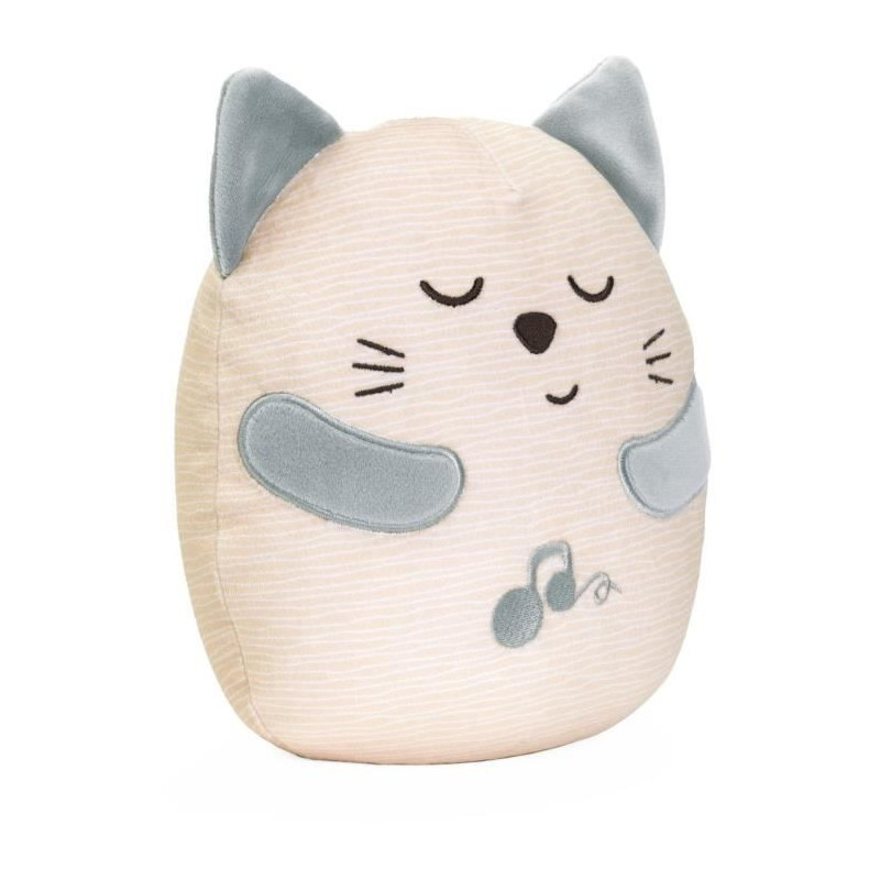 Plush kitten - CHICCO - Grey - From birth