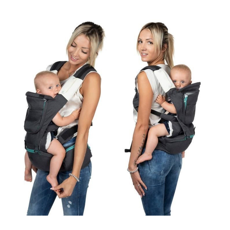 CHICCO - Hip Seat Pirate Black Baby Carrier