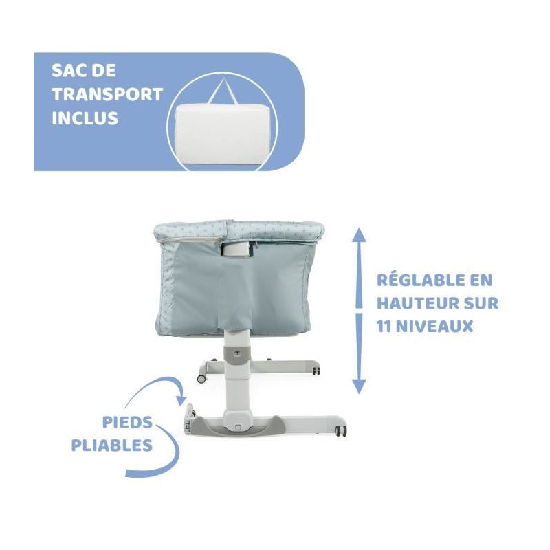 CHICCO - Next2Me Dream Sage co-sleeping cot