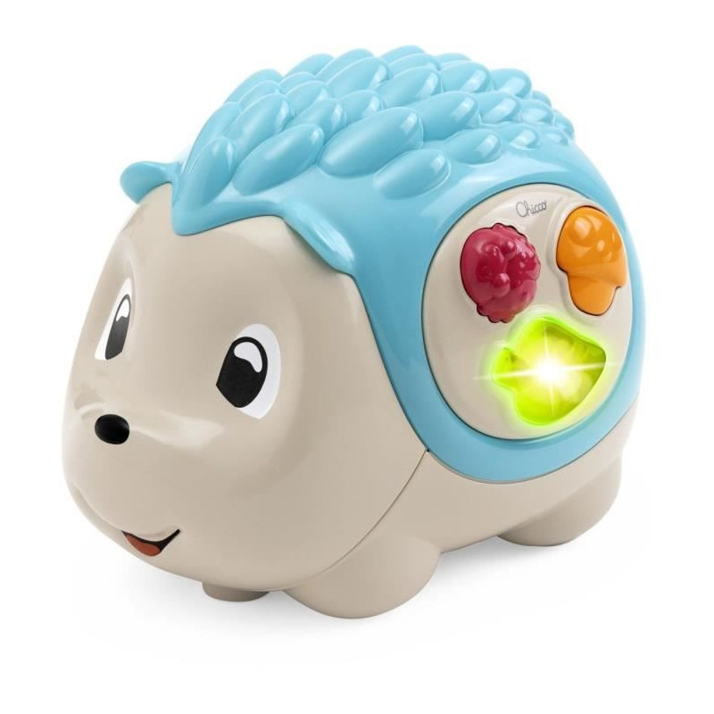 Sensory Hedgehog Activity Toy/Night Light - CHICCO - Day&Night - Blue