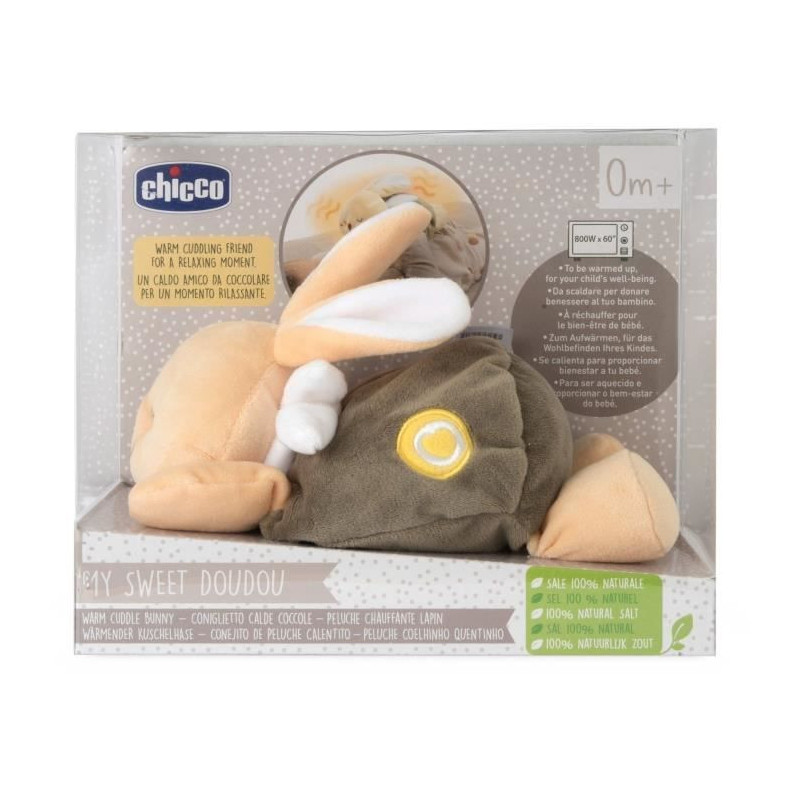 Rabbit heated plush toy - CHICCO - Beige - From birth