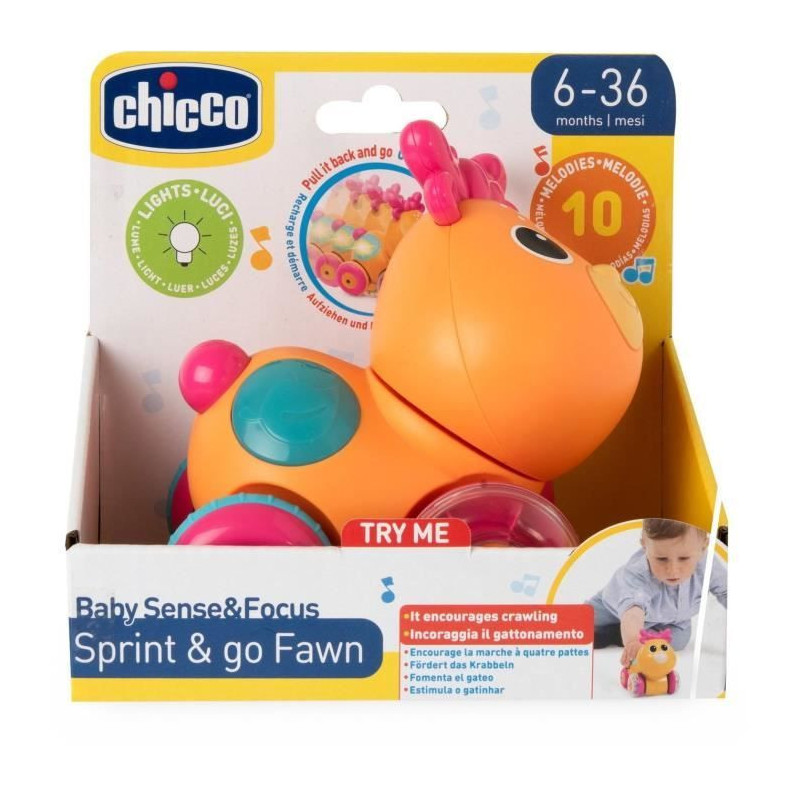 CHICCO - Sprint&go Fawn - Orange and pink - From 6 months