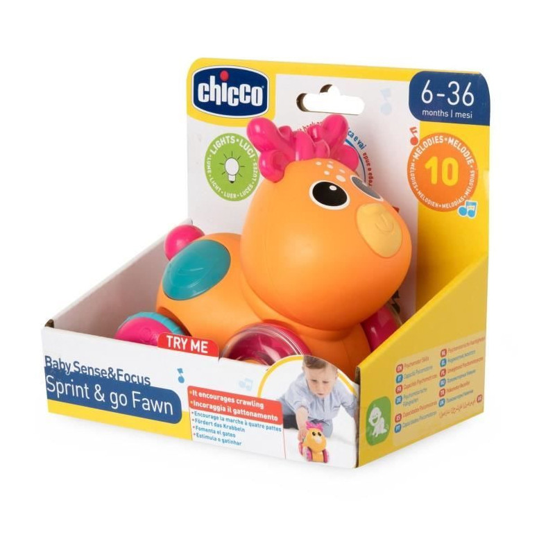 CHICCO - Sprint&go Fawn - Orange and pink - From 6 months
