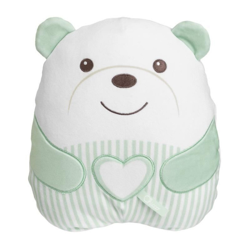 Soft Teddy Bear Plush - CHICCO - Green - From birth