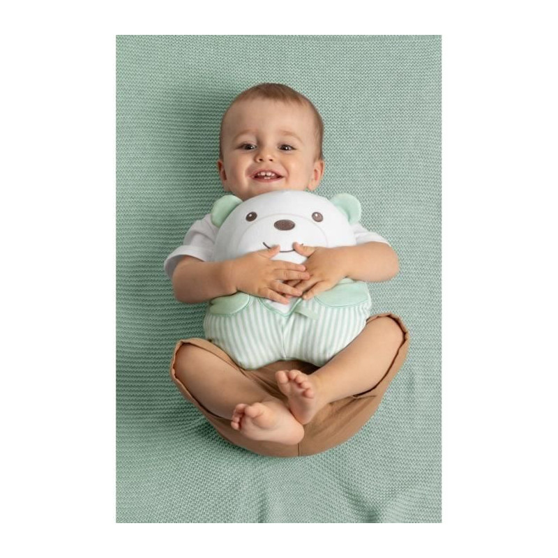 Soft Teddy Bear Plush - CHICCO - Green - From birth
