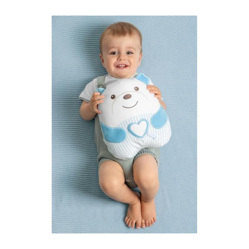 Soft Teddy Bear Plush - CHICCO - Blue - From birth