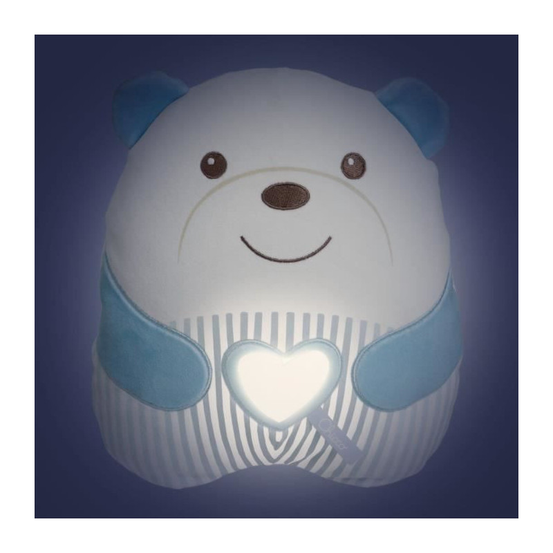 Soft Teddy Bear Plush - CHICCO - Blue - From birth
