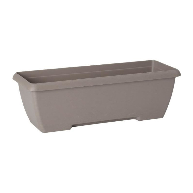 Planter - GARDEN ID Teramo - Taupe 60 cm - Solidity - Integrated water
