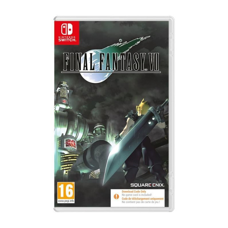 Final Fantasy VII - Nintendo Switch Game - Code in Box