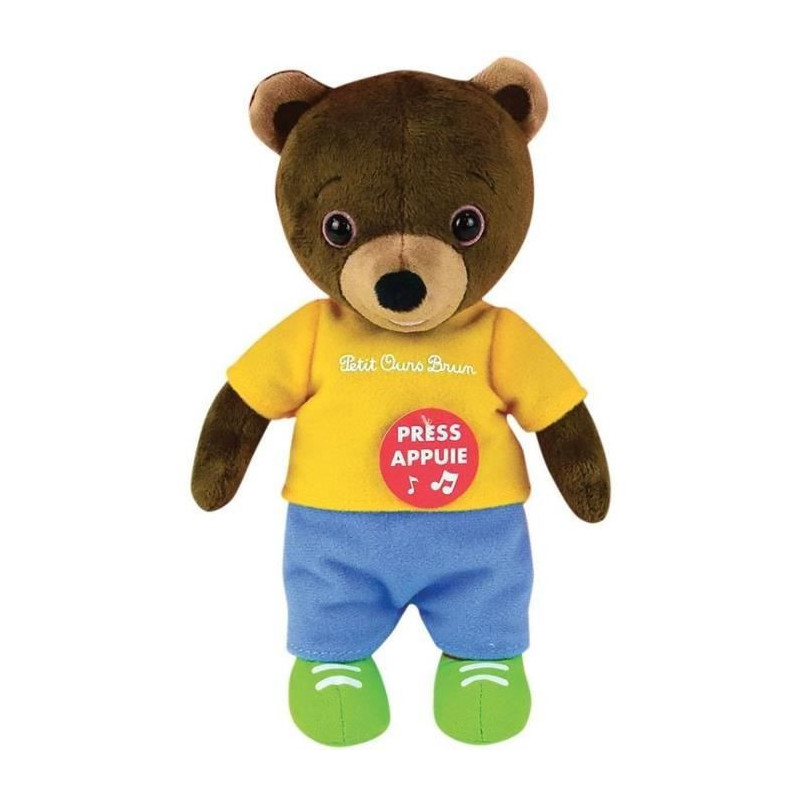 LITTLE BEAR BROWN Musical Plush For Children - 22 cm