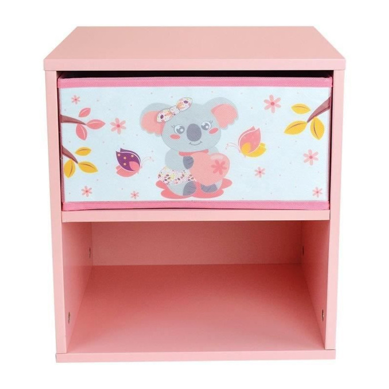 CALLY MIMI KOALA Bedside table with a drawer ± 36 x 33 x 30 cm for ch