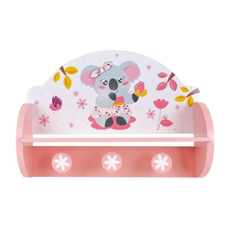 FUN HOUSE Mimi Cally Koala 713337 COAT RACK SHELF Dimensions: ± H. 33