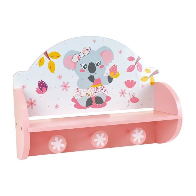 FUN HOUSE Mimi Cally Koala 713337 COAT RACK SHELF Dimensions: ± H. 33