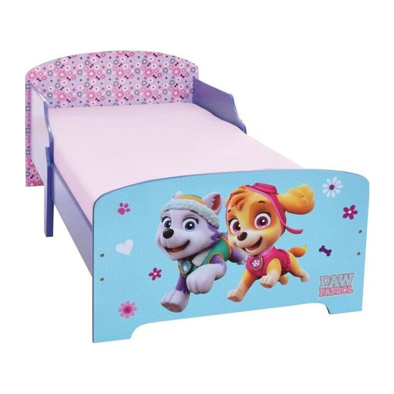 PAT PATROUILLE girl bed 140x70 cm with slats for child