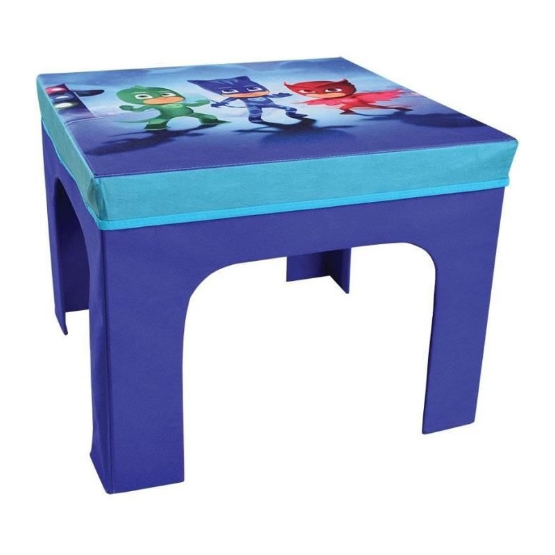 Fun House Pajamasque Set Table + 2 Foldable Storage Stools for Kid