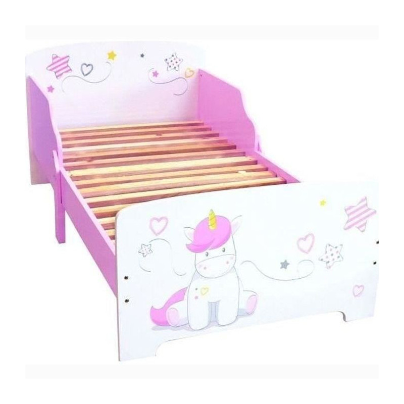 Fun House Unicorn bed 140x70 cm with slats for child