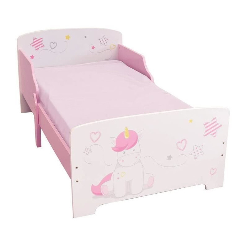 Fun House Unicorn bed 140x70 cm with slats for child