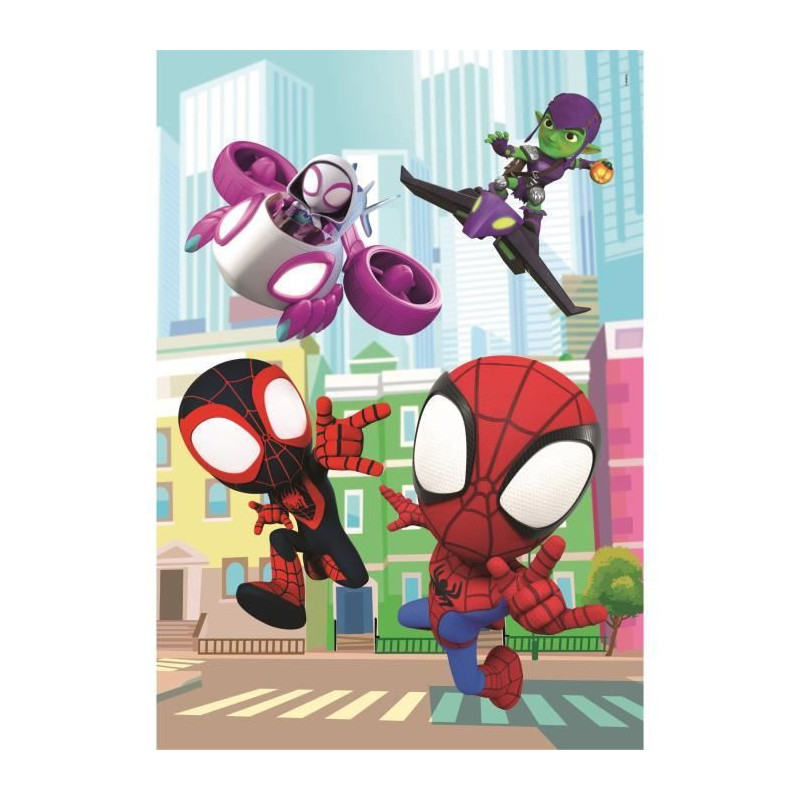 CLEMENTONI - 60 pieces Maxi - Spidey and his extraordinary friends