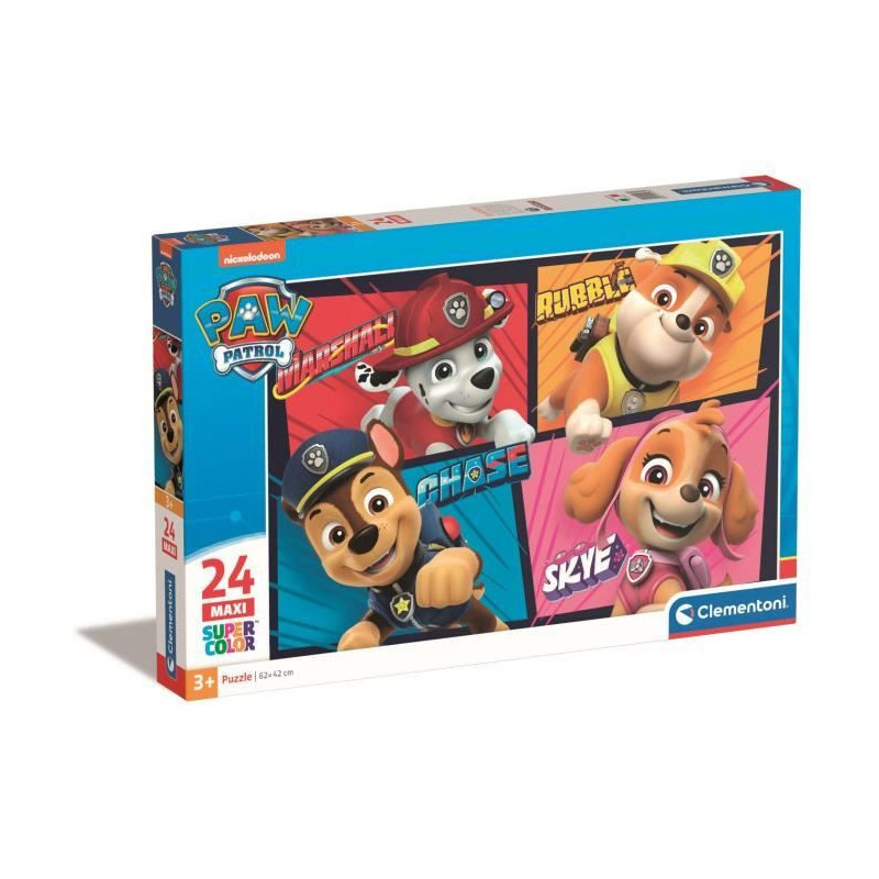 CLEMENTONI - 24 pieces Maxi - Paw Patrol