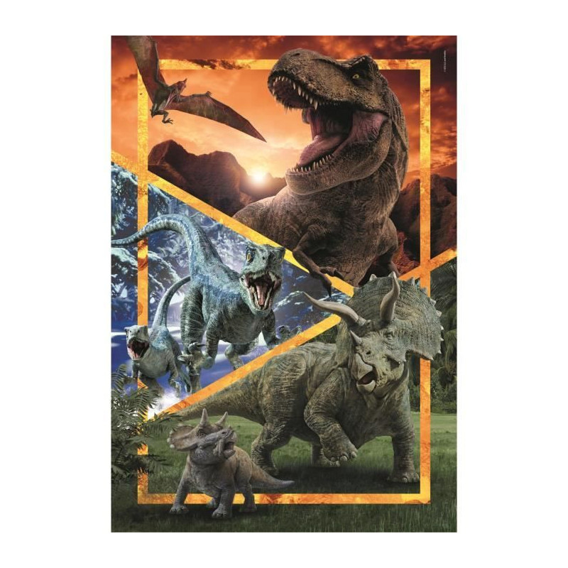 CLEMENTONI - 104 pieces Super - Jurassic World