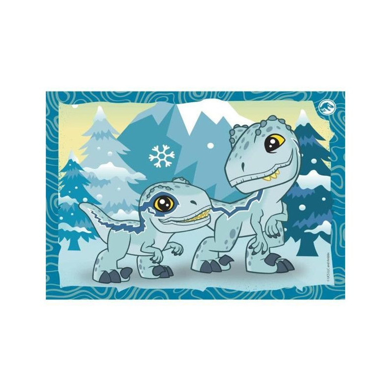 CLEMENTONI 4 in 1 Jurassic World Puzzle