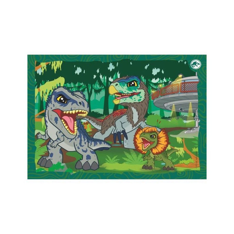 CLEMENTONI 4 in 1 Jurassic World Puzzle